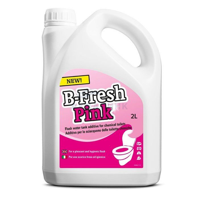 Жидкость Thetford B-Fresh Pink 2 л жидкость-шампунь, улучшает смыв чаши