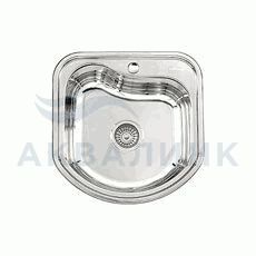 Мойка врезная 49х48 (0,8х180) Ledeme L94948 с сифоном