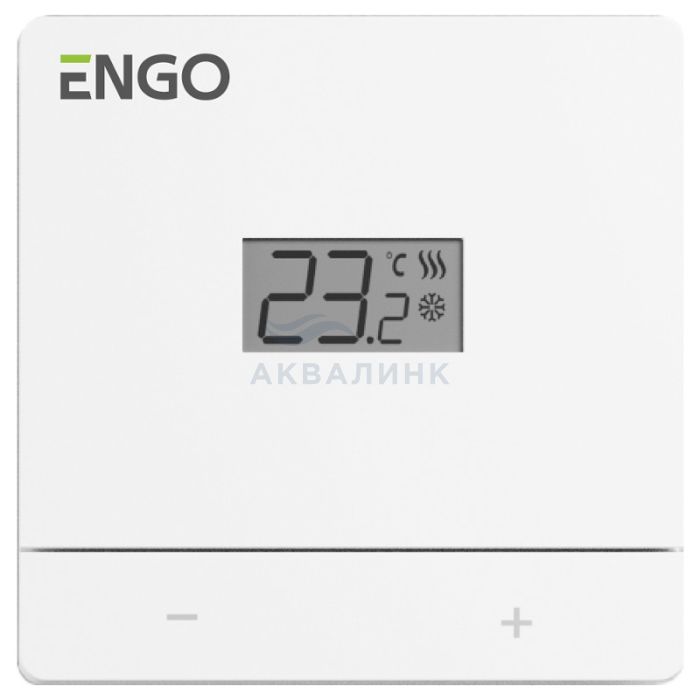 Терморегулятор Engo EASY-230W проводной непрограммируемый  белый