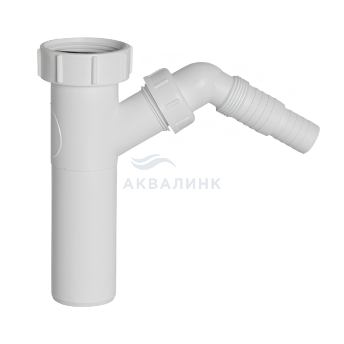 Вставка McAlpine TEE3 1-1/2-40мм с адаптером под углом для сифона 