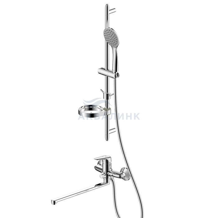 Набор для ванны и душа LEMARK "2 в 1", хром LM7305C