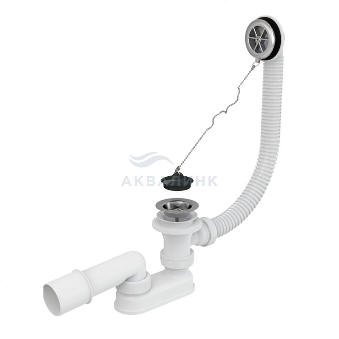 Обвязка для ванны AlcaPlast A501 хром