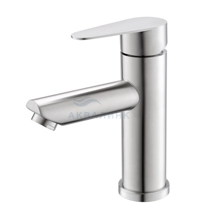 Смеситель для раковины OLISAN Steel нержавеющая сталь, сатин ST1100