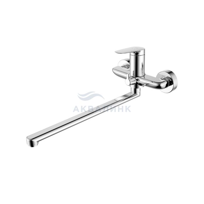 Смеситель для ванны и душа IDDIS Zodiac X длинный излив, хром глянцевый, ZDXSBL2i10WA