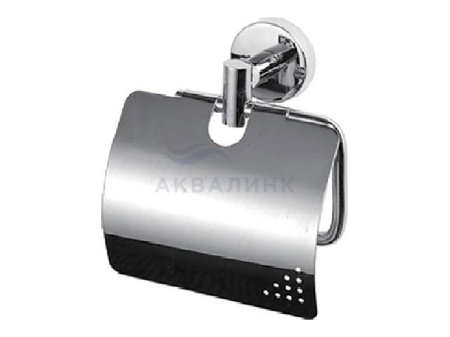 Держатель для туалетной бумаги с крышкой Ledeme хром L1703