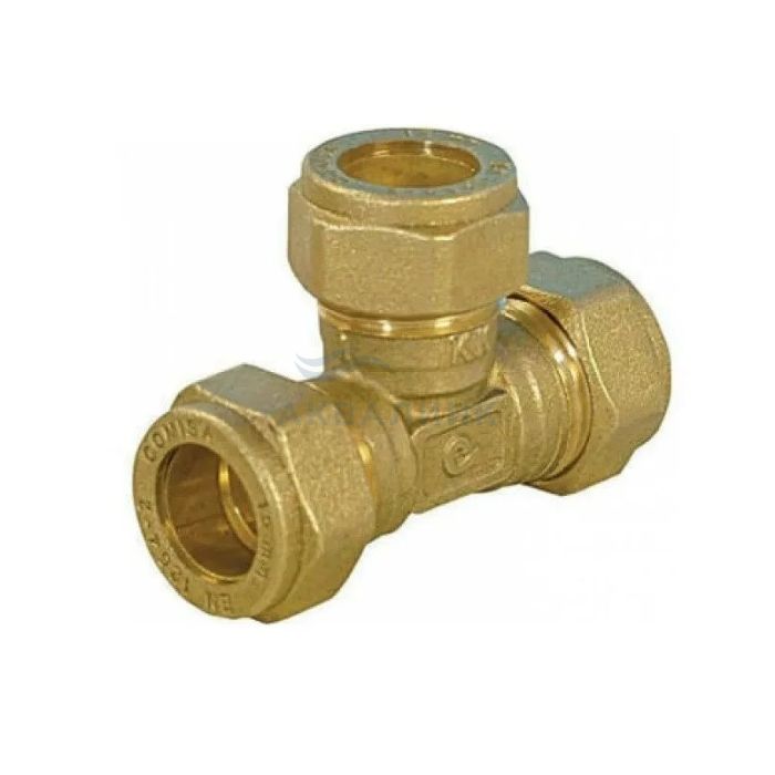 Тройник обжимной для медной трубы