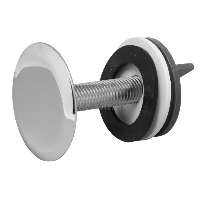 Заглушка для раковины 50 мм хромированная