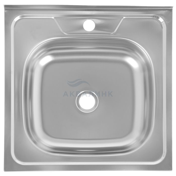 Мойка накладная 50х50 (0,6х160)