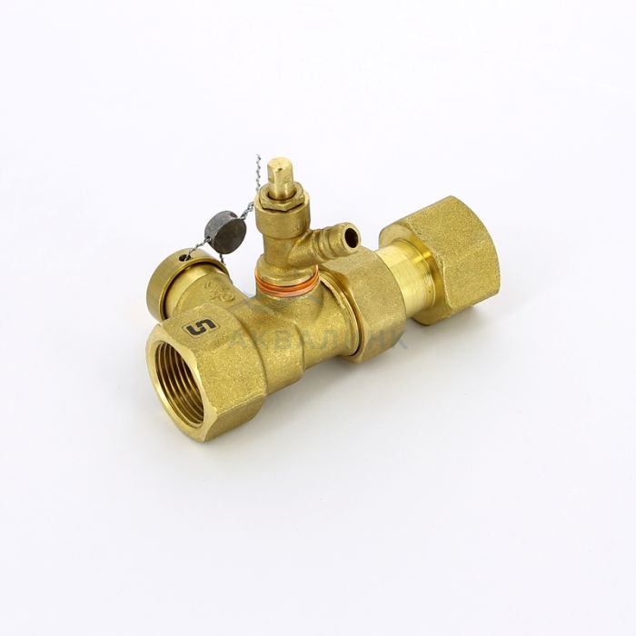 Вентиль отсечной Uni-Fit В 3/4" пломбируемый для расширительных баков 261G3000