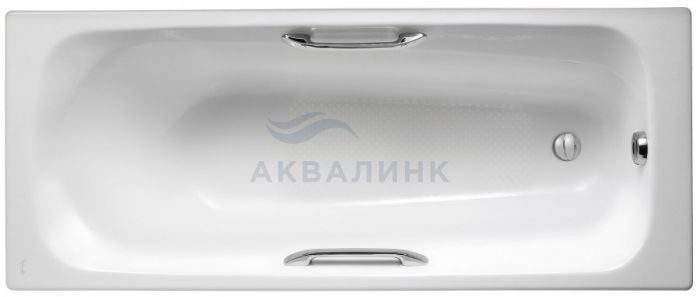 Ванна чугунная Jacob Delafon Melanie 160x70 E2935-00 с отверстиями для ручек
