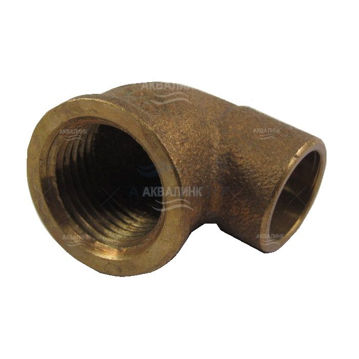 Угол Viega пайка с вр резьбой для медной трубы