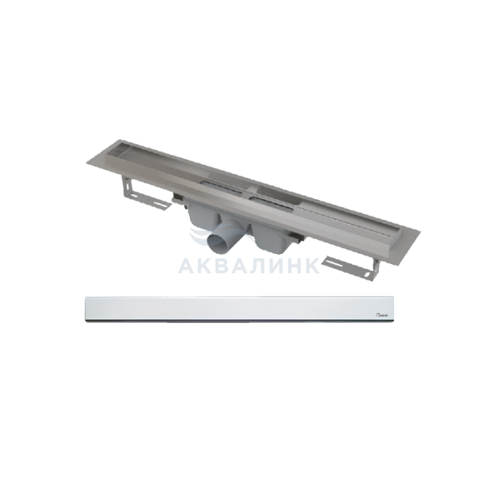 Канал дренажный TIM/Zeissler с двухсторонней решеткой полная или под плитку