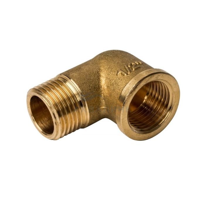 Угольник Stout в/н латунь