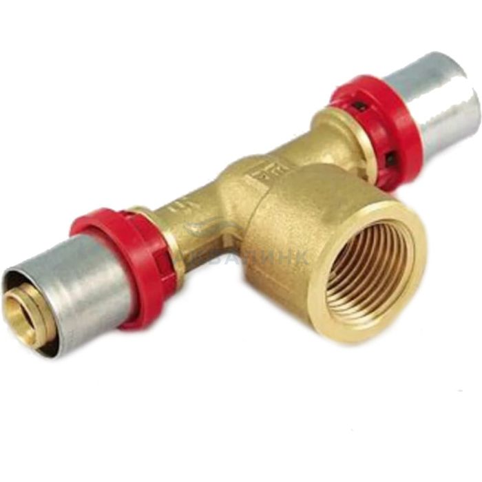 Тройник Tiemme пресс с ВР для м/п трубы