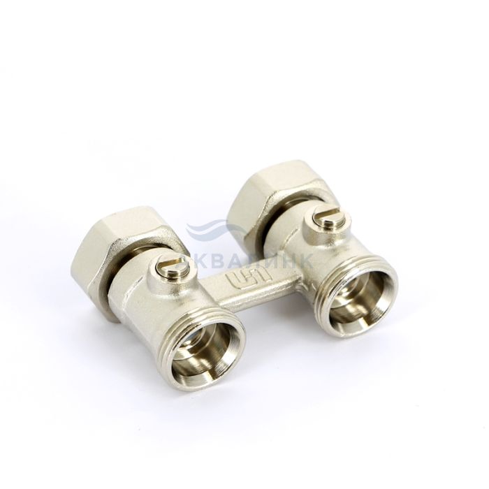 Узел нижнего подключения Uni-fitt прямой, для двухтрубной системы, 3/4х3/4"ЕК, 236E-E-IT-OD