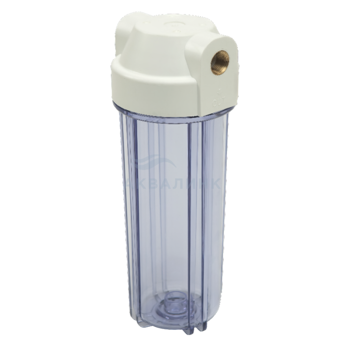 Корпус Гидротек прозрачный 10SL 3/4" для холодной воды (HTC-10SL 3/4" "С")3002