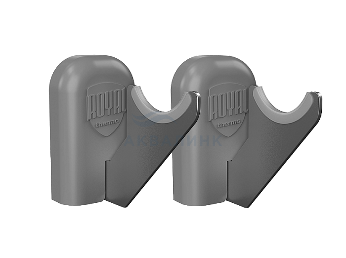 Комплект настенных регулируемых кронштейнов Royal Thermo Design 80, серебристые