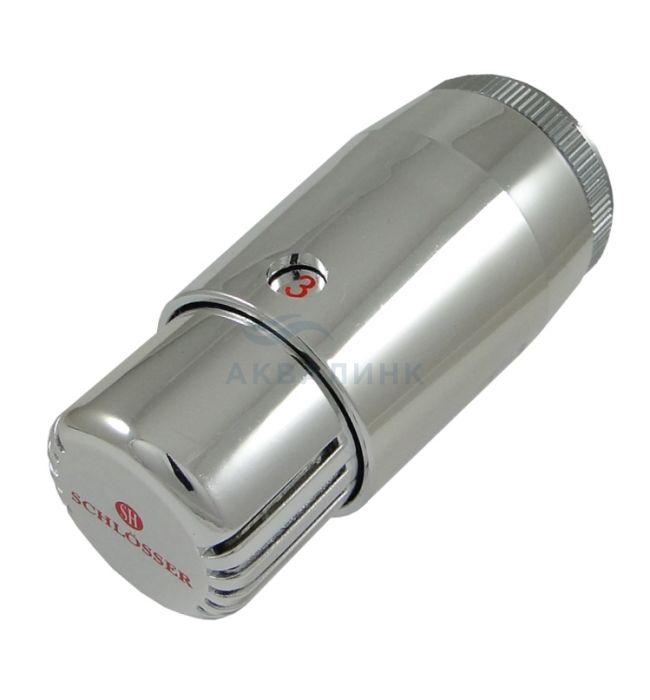 Термоголовка Schlosser MINI Diamant M30x1,5 Хром 601100053