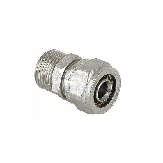 Соединение Valtec обжим с переходом на нар. р. 32х3/4"