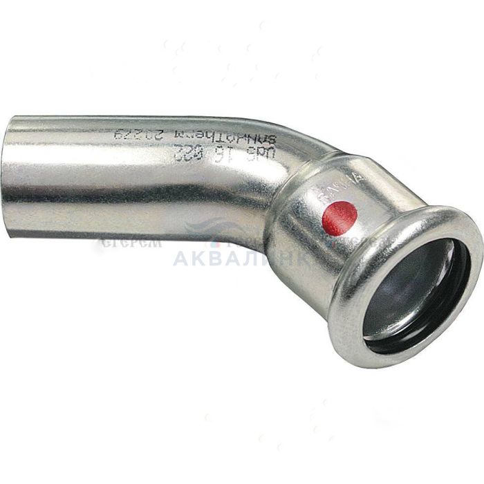 Отвод Sanha 24040  45гр. SANHA-Therm  ВПр-НПр, 22, 12404022 Распродажа с остатков!
