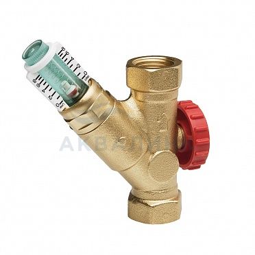 Клапан балансировочный Watt SRVOL AG НН 3/4' с расходомером 1-8 л/мин ДУ 15