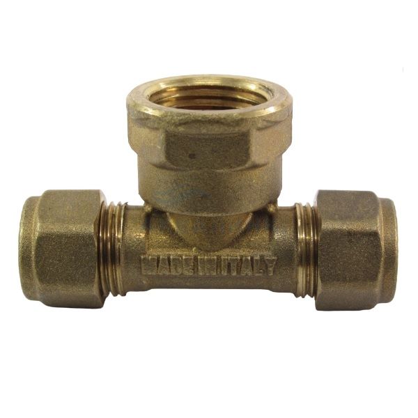 Тройник обжимной вр для медной трубы