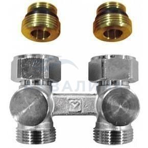 Узел подключения Herz ГЕРЦ-3000 проходной Rp1/2" термоклапан для 1-трубной системы