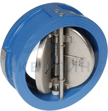 Клапан обратный Tecofi двустворчатый межфланцевый