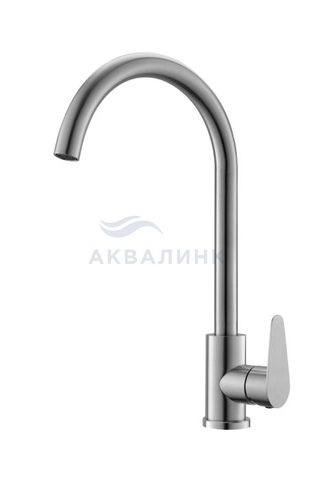 Смеситель для кухни OLISAN Steel нержавеющая сталь, сатин ST1007