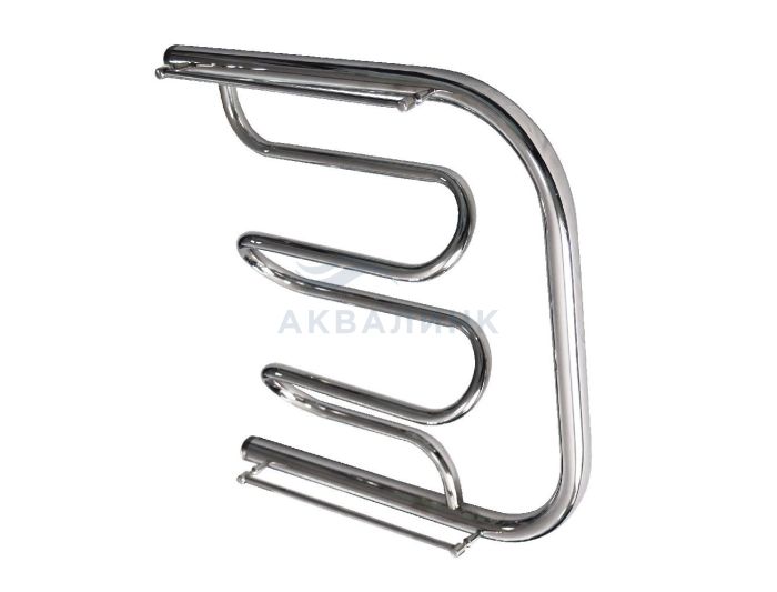 Полотенцесушитель водяной INDIGO Фокстрот Liana с полкой (н.р.1") (с держателем, Полиров.)