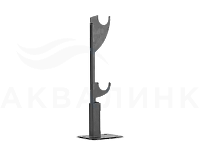 Кронштейн напольный Pianoforte 200, серебристый