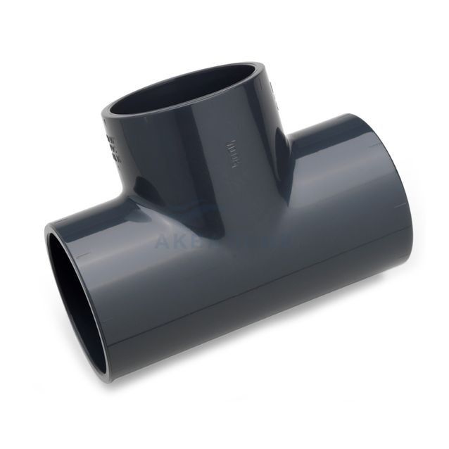 Тройник Комстэт ПВХ клеевой равносторонний (PVC-U) 40х90гр., PN10
